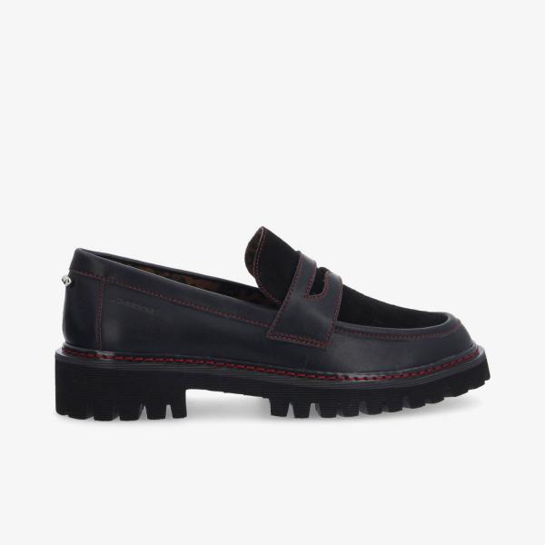 MYSEN LOAFER W - NAPPA/SUEDE - NOIR