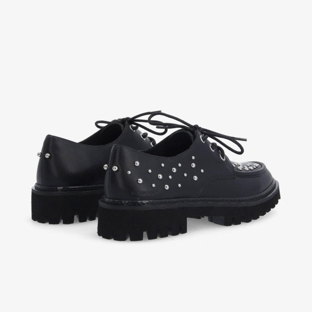 MYSEN PLT LACES W - NAPPA - NOIR