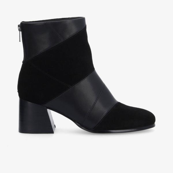 SKARA PATCH BOOTS W - SUEDE/NAPPA - BLACK